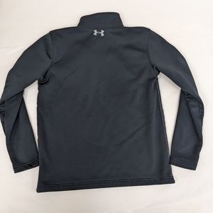 Black under armour zip pullover youth large    [sku#14]